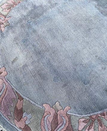 Nepal Modern Rond - Nettoyé - Tapis - 198 cm - 191 cm