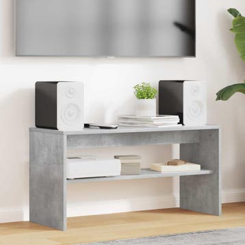 vidaXL TV Kast 80 x 30 x 40 cm Beton Grijs Bewerkt hout, Verzenden