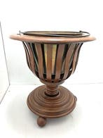 Jardinière - Bois, Laiton - bac à fleurs