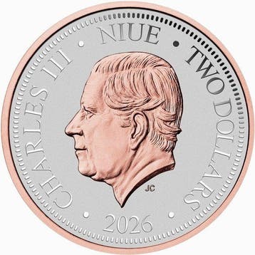 Niue. 2 Dollars 2026 Wedge-Tailed Eagle Native Impressions,