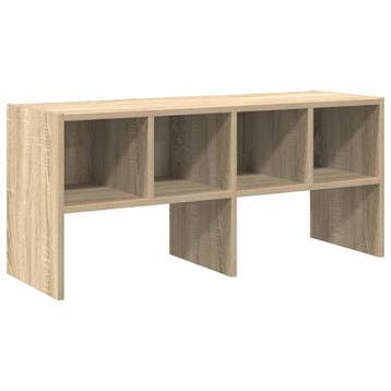 vidaXL Schoenenrek stapelbaar 89,5x30x40 cm sonoma, Verzenden, Nieuw