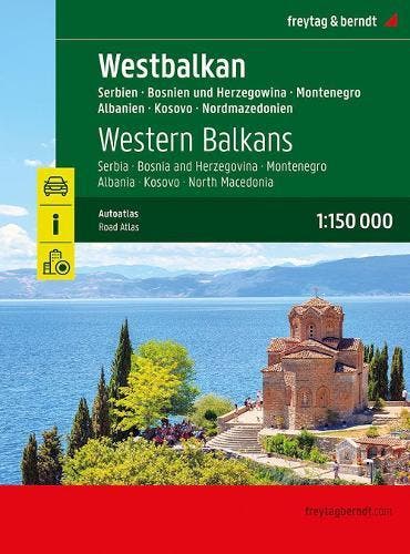 West-Balkan Wegenatlas F&B 9783707922899, Livres, Livres Autre, Envoi