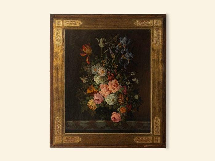 Oskar Denner (1924-?) - Blumenstillleben, Antiek en Kunst, Kunst | Schilderijen | Klassiek