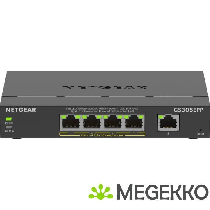 Netgear GS305EPP Managed switch, Informatique & Logiciels, Ordinateurs & Logiciels Autre, Envoi