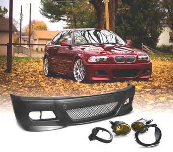 PARE CHOCS FRONTAL BMW E46 99-05 LOOK M3 + ANTIBROUILLARD JA, Verzenden