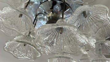 Spoetnik plafondlamp - Glas, Chroom