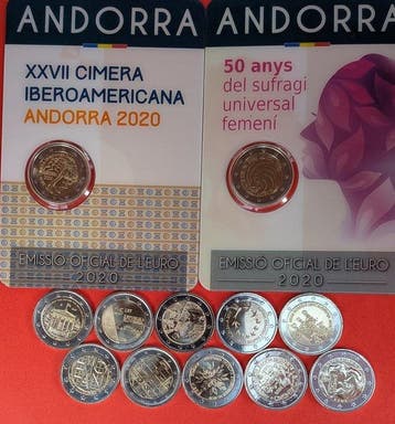 Europa. 2 Euro 2015/2026 (12 stuks) (Zonder minimumprijs)