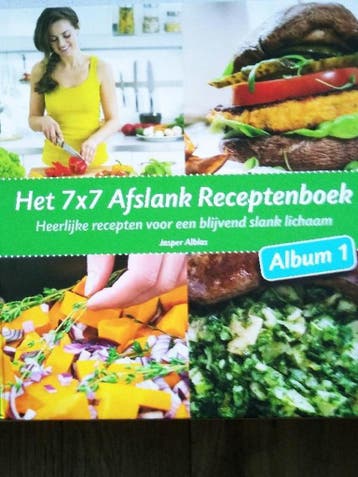 Het 7x7 Afslank Receptenboek Album 1 9789082395907, Boeken, Verzenden, Zo goed als nieuw, Jasper Alblas