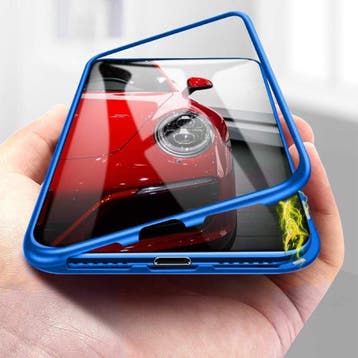 iPhone XS Max Magnetisch 360° Hoesje met Tempered Glass -, Verzenden, Nieuw