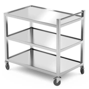Serveerwagen | RVS | 3 Niveaus | Zware Belasting (240kg) |, Verzenden, Nieuw in verpakking