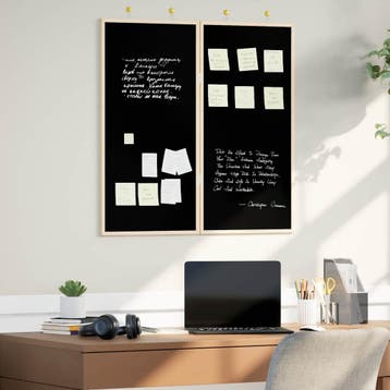 vidaXL Mededelingenbord 80 x 80 x 1.4 cm Massief grenenhout, Verzenden