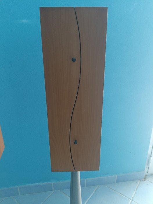 Zanotta - Ladekast (2) - hout ijzer, Antiek en Kunst, Antiek | Meubels | Stoelen en Sofa's