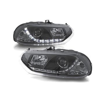 Phares Pour Alfa Romeo 156 97-03 Daylight Fond Noir, Autos : Pièces & Accessoires, Verzenden