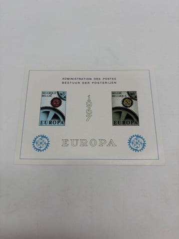 België 1967/1968 - 3 vellen LUXE (zeldzaam) LX50 Europa, Postzegels en Munten, Gestempeld