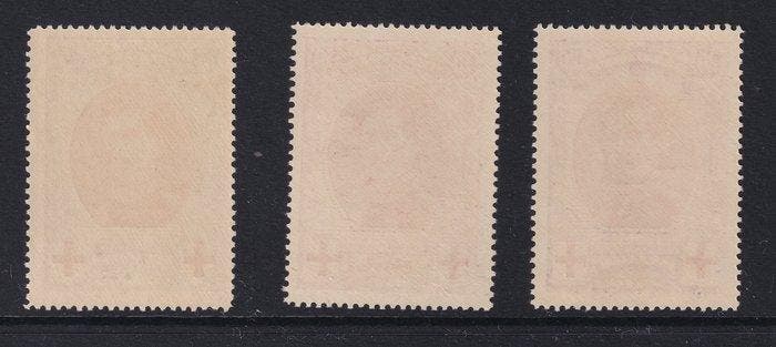 België 1915 - Serie van drie rode kruisen Le Havre MNH - COB, Timbres & Monnaies, Timbres | Europe | Belgique