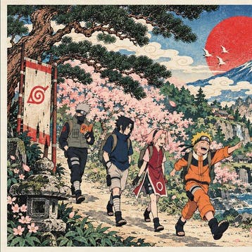 SKE - Team 7 The Beginning - Naruto