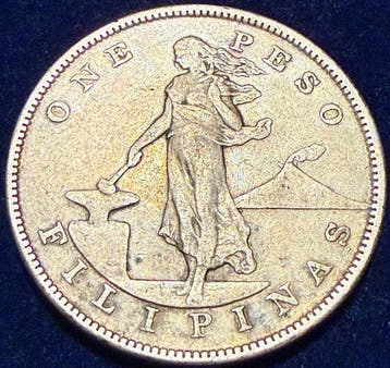 Filipijnen. 1 Peso 1903-S (Zonder minimumprijs), Postzegels en Munten