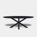 Tafel Ovaal Eikenhout  Matrix Hout  200x100, Huis en Inrichting, Nieuw
