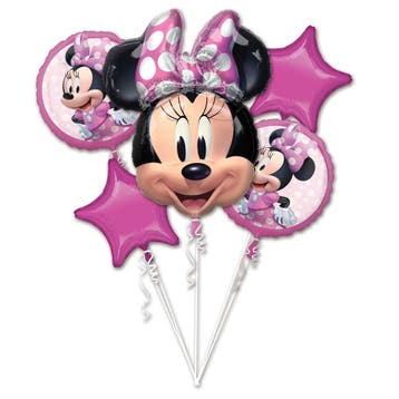 Minnie Mouse Helium Ballonnen set 5 delig, Verzenden, Nieuw