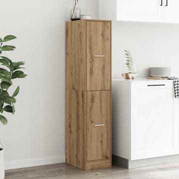 vidaXL Apothekerskast Artisian Oak 30x41x144,5 cm bewerkt, Verzenden, Nieuw
