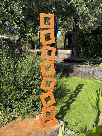 Ana Lucia B.M - Sculpture Corten - XXL - NO Reserve