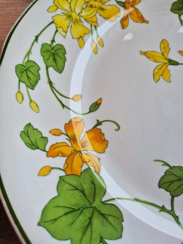 Villeroy & Boch - Assiette à dîner (6) - Geranium -, Antiquités & Art