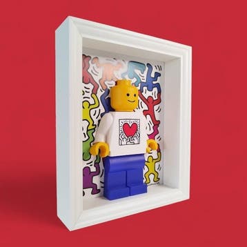 BADFACE (XXI) - Tribute to Lego Keith Haring Edition, Antiquités & Art