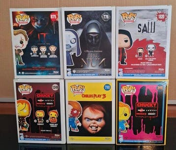 Funko - Funko Pop - Jigsaw; The Nun (Demonic); Pennywise