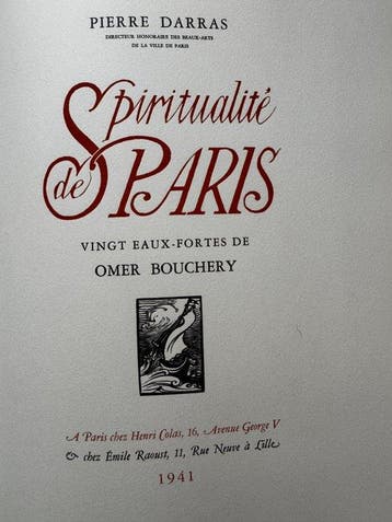 Pierre Darras / Omer Bouchery - Pierre Darras – Spiritualité