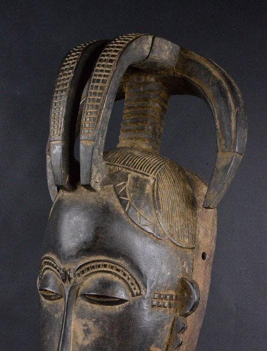 vreugdemasker - Gouro - Ivoorkust, Antiquités & Art, Art | Art non-occidental