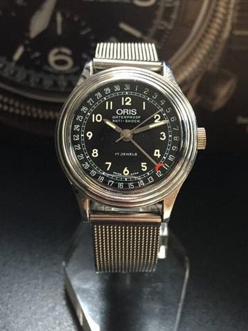 Oris - Pointer Date Militar Anti-Shock - Zonder minimumprijs, Nieuw