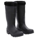 vidaXL Regenlaarzen met verwijderbare sokken maat 43 PVC, Verzenden, Nieuw