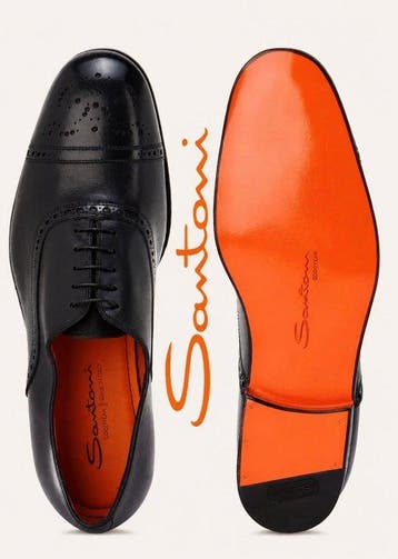 Santoni - Veterschoenen - Maat: EU 43 - Vintage - Nieuw in