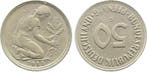 Duitsland Fehlpraegung 50 Pfennig 1950 G Stempeldrehung 180, Verzenden
