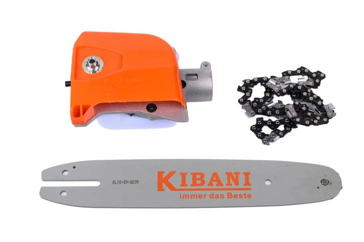 Kettingzaag Opzetstuk Met Zaagblad En Ketting Voor De Kibani, Tuin en Terras, Zitmaaiers, Nieuw
