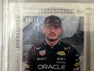 2023 Topps Formula 1 Max Verstappen 06/75 Serialized card,