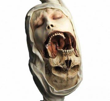 Decoratief ornament - Memento Mori Gothische Buste
