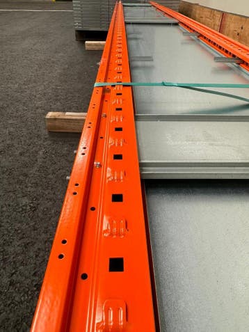 Legbordstelling 10m - 11 staanders 3070x500mm + 60 legborden, Ophalen of Verzenden