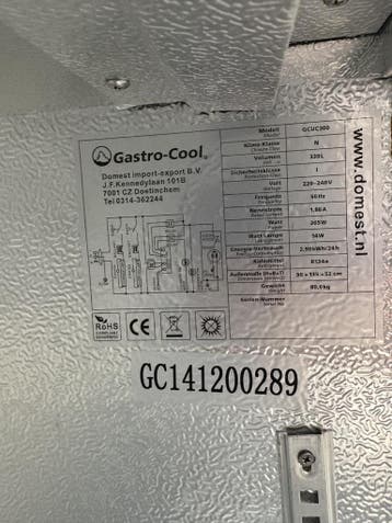 BARKOELING Gastrocool 3 Deurs, Ophalen of Verzenden