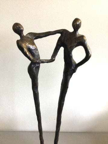 Corry Ammerlaan - sculptuur, “ DANK ! “ XL versie - 31 cm -