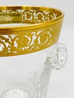 Saint Louis - Ijsemmer - distel - Kristal, 24 kt goud