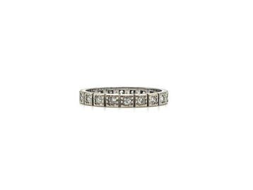 Sans prix de réserve - Bague - 18 carats Or blanc - 0.40ct., Handtassen en Accessoires, Nieuw