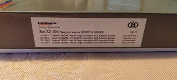 L.S. Models H0 - 32 106 - Ensemble de wagons de marchandises, Nieuw