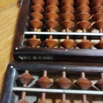 Lesmateriaal - Set of 4 Traditional Japanese Wooden Soroban, Nieuw
