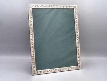 Fotolijst - .800 zilver - met gravure van bladeren