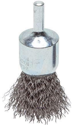 Staaldraad Gegolfde RVS Borstel Met Een Diameter 23 mm/ As 6, Verzenden, Nieuw