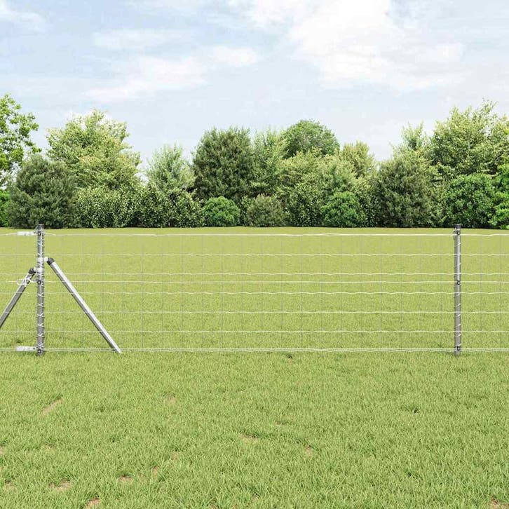 vidaXL Euro Hek 0,8 x 10 m PVC-gelaagd ijzer, Jardin & Terrasse, Clôtures de jardin, Envoi