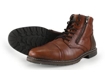 Rieker Veterboots in maat 42 Bruin, Bruin, Verzenden, Boots, Zo goed als nieuw