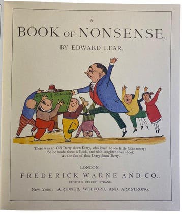 Edward Lear - A Book of Nonsense - 1981