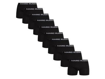 Veiling - Mario Russo 10-Pack Basic Boxers Zwart - XXL